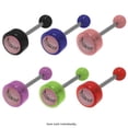 thumbnail image 1 of Acrylic Princess Logo Barbell Tongue Ring, 1 of 6