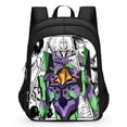 thumbnail image 5 of Neon Genesis Evangelion No. 1 máquina de dibujos animados linda mochila escolar para estudiantes de primaria 1-6 grados niños mochila de gran capacidad regalo, 5 of 5