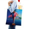 thumbnail image 4 of P624-Mi Villano Favorito Bolso de tela con estampado de lienzo para mujer, bolsa de compras reutilizable y estética, con cremallera interior, regalo para mujer,40*45cm., 4 of 6