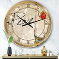 thumbnail image 2 of DesignArt Gypsy Hippy Hand Peace Large Wall Clock, 2 of 2