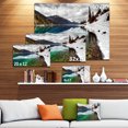 thumbnail image 3 of Clear Lake Pine Trees and Mountains - Extra Large Landscape Canvas Art Print, 3 of 4