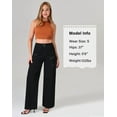 thumbnail image 5 of roswear Stretchy Loose Jeans for Women Wide Leg, 29.9" Inseam, Size 4-16, 5 of 6
