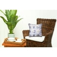 thumbnail image 3 of Blue Tile Woven Throw Pillow, 18" x 18", 3 of 4