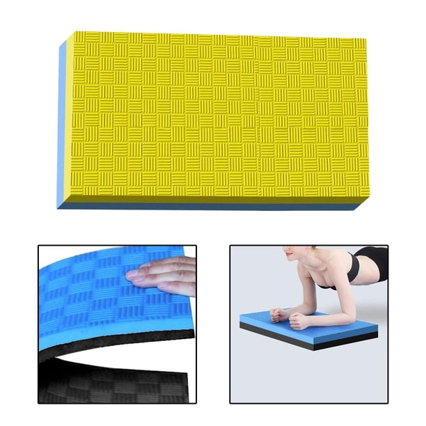 Balance Pads Yoga Mat Trainer Antideslizante Fitness Home Gym Silla Cojín Ejercicio Tobillo Cojín para viajes, adultos, baile, físico, Amarillo Azul48x19x4cm DYNWAVEMX Almohadillas de equilibrio