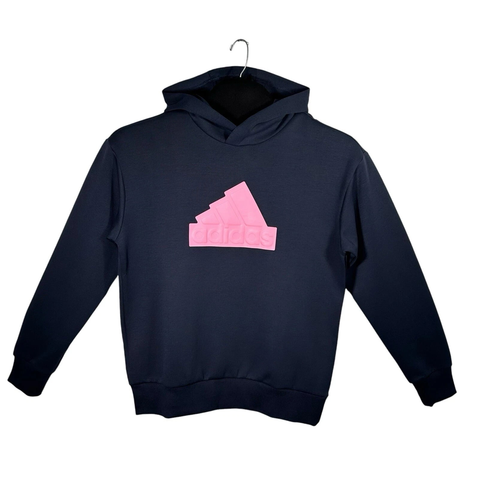 pink and blue sleeve nike hoodie