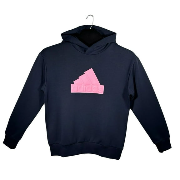 adidas Men's Future Icon Badge of Sport Jersey Sweatshirt Hoodie Sz M Navy Blue