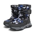 thumbnail image 1 of Botas de nieve para niños, otoño e invierno, zapatos para niños acolchados de algodón, botas para niñas antideslizantes gruesas con forro polar para niños medianos y grandes, 1 of 6