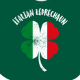 thumbnail image 4 of Inktastic Italian Leprechaun Boys or Girls Baby Bib, 4 of 4
