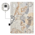 thumbnail image 5 of Labanema 12.3" HP Elite x2 G4 Case, PU Leather Folio Stand Protective Case, Cover for 12.3" HP Elite x2 G4 (Map White), 5 of 6