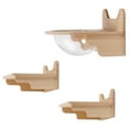 thumbnail image 6 of Miumaeov Wall-Mounted Wooden Cat Space Capsule Cat Bed Step Large Transparent Cat House Set Pets House Cat Cat Furniture for Indoor Large Cats, 6 of 12