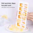 thumbnail image 4 of Ice Tray With Lid 12 Grids Easy Release Reusable Stackable Diy Summer Cocktails Ice Cube Tray Mold Kitchen Tools, 4 of 5