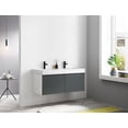 thumbnail image 3 of Manarola 48" Dark Gray with Thick Quartz Wall Mount Bathroom Vanity, 3 of 9