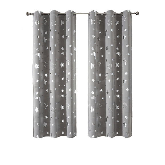 MERILER 51 x 53 Curtain Panel Pair - Elegant Polyester Window Treatments for Bedroom with Insulating Shades