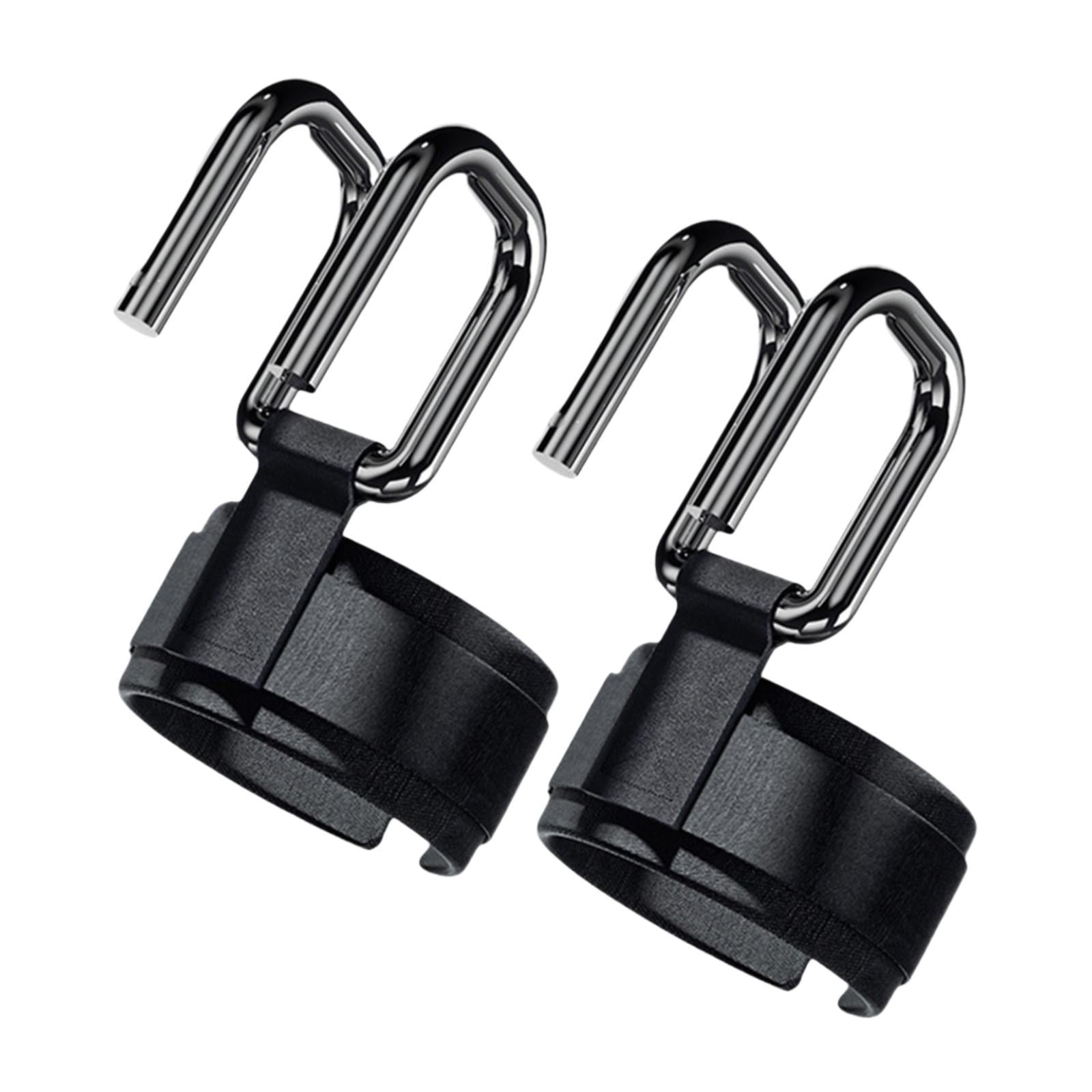 harayaa 2 Pieces Weight ing Hooks Wrist Support Hooks Metal Dead Straps Ergonomic Weight