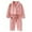 X#424Pink741, variant on CAIVO Child Girls Thermal Outfit Sets Soft Double Velvet Long Sleeve Two Piece Outfit Sets Tops Pants Cozy Winter Home Toddler Kids With Lapel Collar 15-16 Years