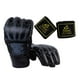 thumbnail image 3 of Guantes de boxeo de medio dedo, guantes de sparring, guantes de MMA, absorción de impactos, boxeo Esqueleto negro, 3 of 9