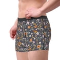 thumbnail image 2 of Uemuo Wildflowers Pattern Men's Boxer Briefs,Trunk Anti-Chafing,Comfortable, Durable, and Stylish Underwear-, 2 of 9