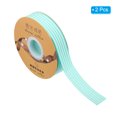 thumbnail image 3 of Unique Bargains 50 Yards x 1' Christmas Striped Ribbon, Green and White Ribbon Candy Cane Ribbon Roll Wrapping Ribbon, 3 of 6