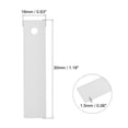 thumbnail image 2 of Unique Bargains WE1M504 Roulements de Tambour de Séchage en Plastique Blanc 4 Pack, 2 of 5