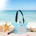thumbnail image 4 of HLONK Foldable Waterproof PVC Shell Collecting Bag - Breathable  Visible  Crab Shape  Seashell Storage Pouch  Outdoor Accessories, 4 of 8