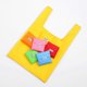 thumbnail image 3 of 5pcs Creative Foldable Square Shopping Bag Tote Folding Pouch Handbags Convenient Large-capacity Storage Bag (Random Color), 3 of 3