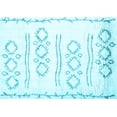 thumbnail image 1 of Ahgly Company Indoor Rectangle Solid Light Blue Modern Area Rugs, 2' x 4', 1 of 4