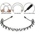thumbnail image 3 of Diadema de Metal ondulada, diadema de primavera, diadema deportiva a la moda, Unisex, elástica negra, antideslizante, accesorios sencillos para la cabeza, 3 of 5