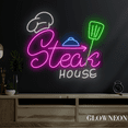 thumbnail image 4 of Glowneon Steak House Neon Sign, BBQ Restaurant Led Sign, Grill Decor, 4 of 4