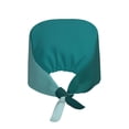 thumbnail image 2 of Xecao Teal Color Print Men Women Adjustable Working Cap with Button Unisex Hats Sweatband, 2 of 7