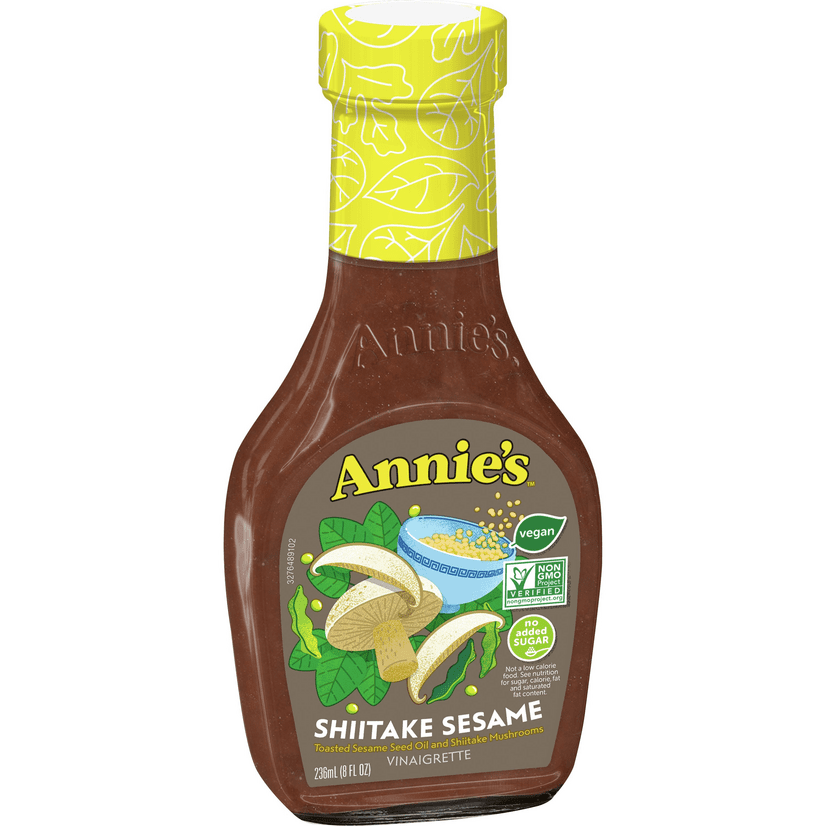 Photo 1 of Annie's Natural Shiitake Sesame Salad Dressing, Non-GMO, 8 fl oz (2)