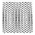 thumbnail image 2 of Ambesonne Scene Art Shower Curtain, DNA Chain Shaped Elements, 69"Wx70"L, White and Charcoal Grey, 2 of 4