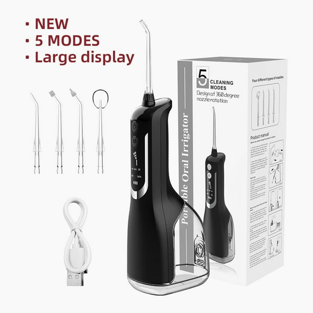 Salud y Belleza, Cuidado Personal, Cuidado Dental, Cuidado Dental, Cepillo de Dientes, Hilo Dental Portátil, Limpieza Bucal, Blanqueamiento Dental Doméstico y Lavadora de Dientes, Punzón Dental Eléctr