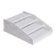 thumbnail image 2 of Recolector de arena para gatos con escalón, accesorios desmontables para escaleras, para gatos y gatitos de interior. Blanco, 2 of 9