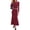 Dot Burgundy White, variant on Polka Dot Skirt Matching Sets Women Clothing Fall 2 Piece Outfits Lightweight, Slim Fit, Long Sleeve Crop Tops and Maxi Skirts, Party, Club, Going Out, Business Casual Clothes, Y2k Lounge Set