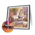 thumbnail image 2 of Diamante taladro bañera 5D DIY pintura Kits completo cuadrado pared decoración Rhinestone arte Hugtrwg Para estrenar, 2 of 9