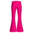 thumbnail image 3 of Shadoumai Girls School Uniform Pants Kids Pull On Straight Leg Stretchy Elastic Waist Bow Trousers with Pockets,3-4 Years, 3 of 7