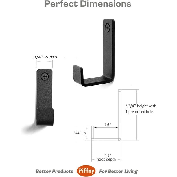 Robe Towel Hook 6 Pack Heavy Duty Stainless Steel Outdoor Wall Hooks for Hanging Towel Coat Backpack Keys etc Modern Industrial Walmart