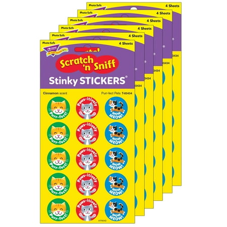 UPC: 0194629034413 | TREND Purr-fect Pets/Cinnamon Stinky Stickers 60 Per Pack 6 Packs
