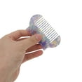 thumbnail image 3 of Unique Bargains 1 Pc Durable Cat Hair Comb Purple Acetate Sheet, 3 of 5