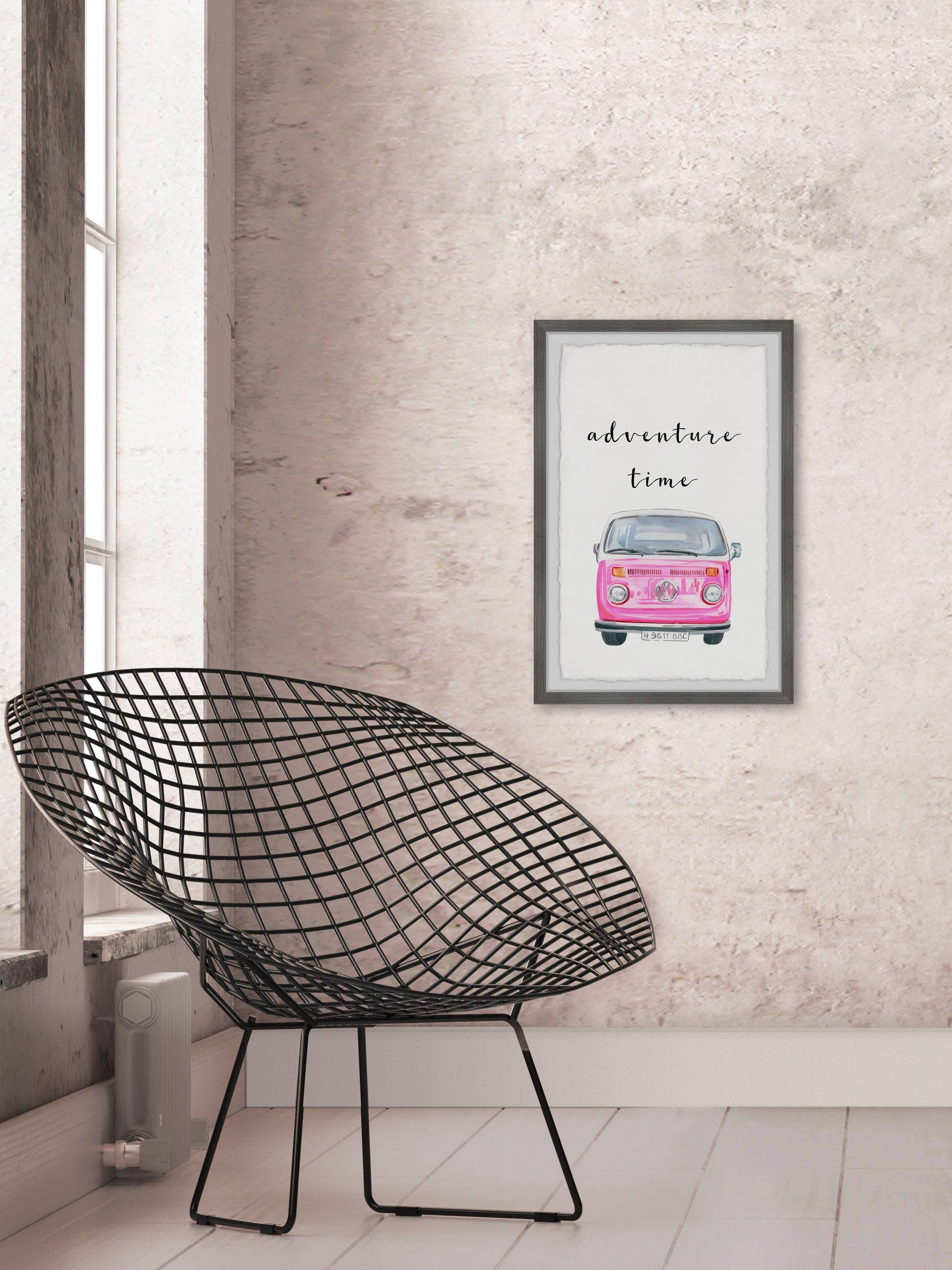 Marmont Hill Adventure Time Framed Wall Art, 12" x 1.5"