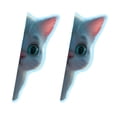 thumbnail image 4 of Pegatinas de pared de gato 2 piezas Pegatizas luminosas Pegatinas extraíbles Decoración de calcomanías de pared compactas para la sala de estar de, 4 of 9