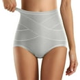 thumbnail image 5 of Women's High Waisted Seamless Panties Shaping Thong Shapewear Comfortable Underwear for Everyday Wear, 5 of 5