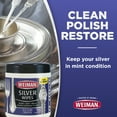 thumbnail image 2 of Weiman Silver Jewelry Polish Cleaner and Tarnish Remover Wipes for Watches, Antiques, Flatware - 20 Count - 2 Pack, 2 of 6