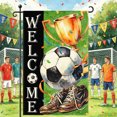 thumbnail image 3 of ZZHZGZ Canada Sale 2026 Football Double 12X18 Inch Outdoor Yard, 3 of 4