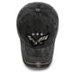 thumbnail image 5 of Gorra de béisbol de mezclilla lavada antigua retro de estilo coreano para hombres y mujeres, gorra de águila curva bordada de estilo callejero que combina con todo, de moda, 5 of 6