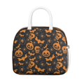 thumbnail image 2 of Womens Halloween Pumpkins Bats Spiders and Skulls Lunch Box for Work,Insulated Lunch Bag for Women,Loncheras Para Mujer,Leakproof Adult Lunch Bag for Work,Beach,Travel,Picnic,Camping, 2 of 7