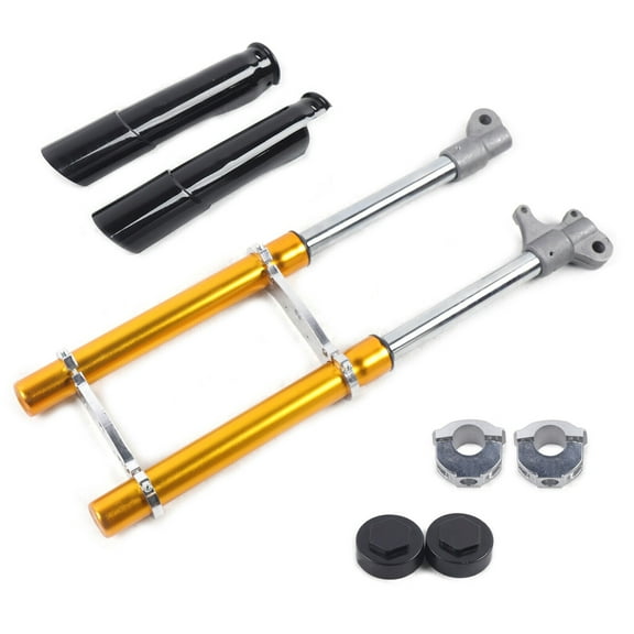 2 Stroke 49CC Front Fork Shocker Small Mini Triple Dirt Pit Bike Pro Trail