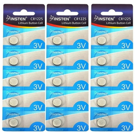 - Insten CR1225 3V Lithium Batteries Coin Button Cell Watch Battery