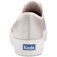 thumbnail image 3 of Keds Women's Triple Lurex Fashion Sneaker, Champagne, 6.5 M US, 3 of 8