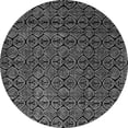 thumbnail image 1 of Ahgly Company Indoor Round Abstract Gray Modern Area Rugs, 5' Round, 1 of 4